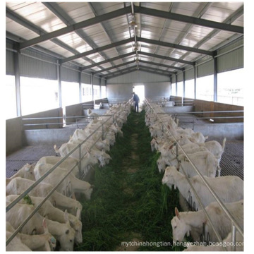 Fast install galvanized steel structure corrugated steel sheet wall farm house Poultry shed steel frame Building
